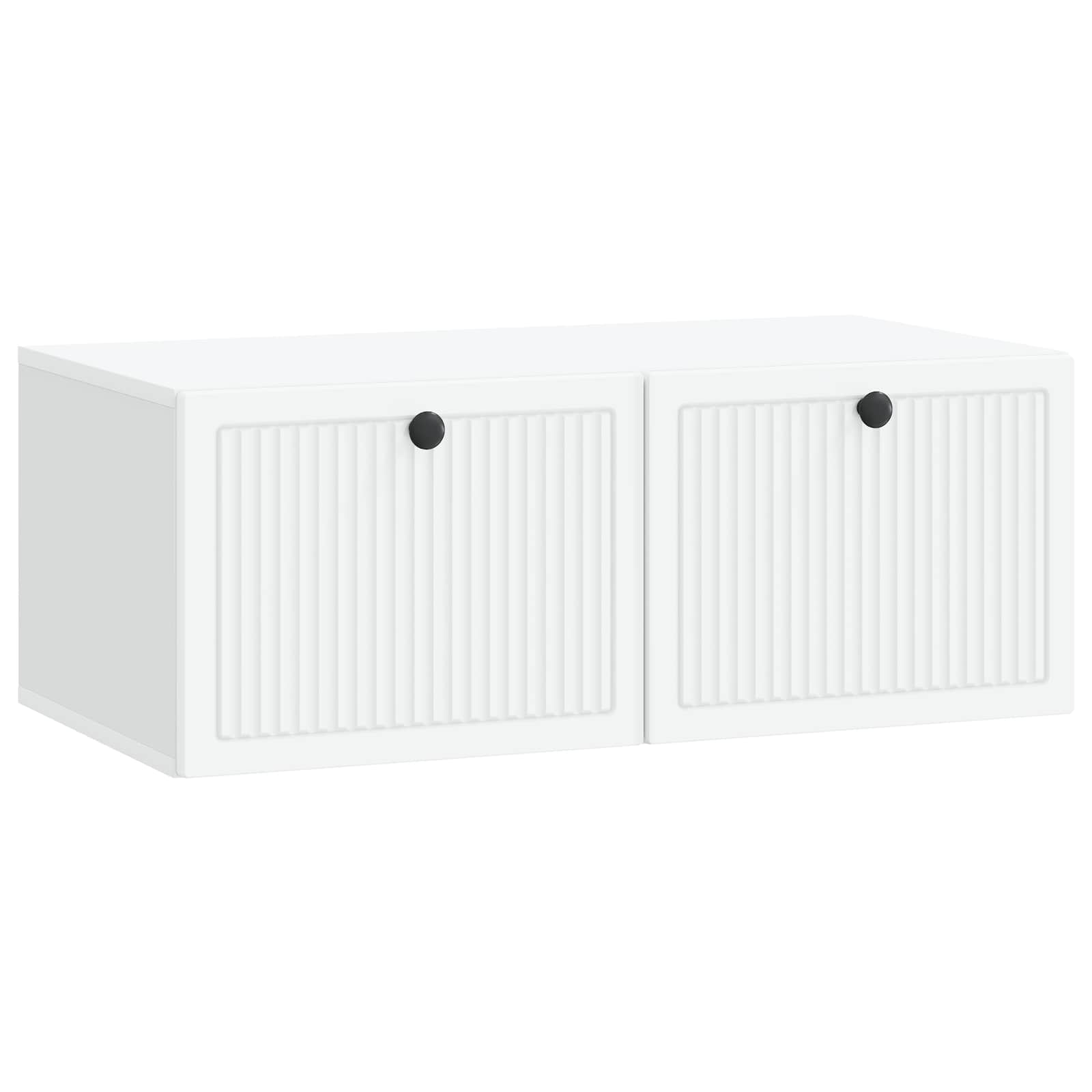 Wandbeugel TV-kast Wit 78,5 x 41 x 30 cm Bewerkt hout