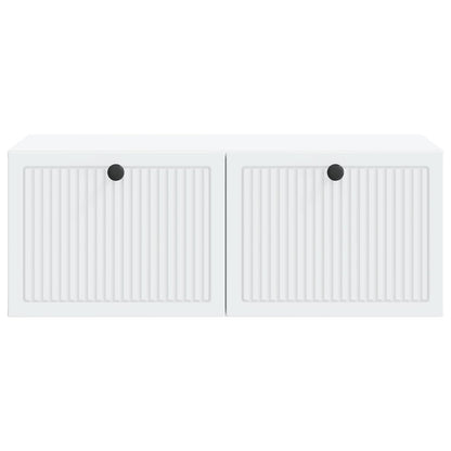 Wandbeugel TV-kast Wit 78,5 x 41 x 30 cm Bewerkt hout