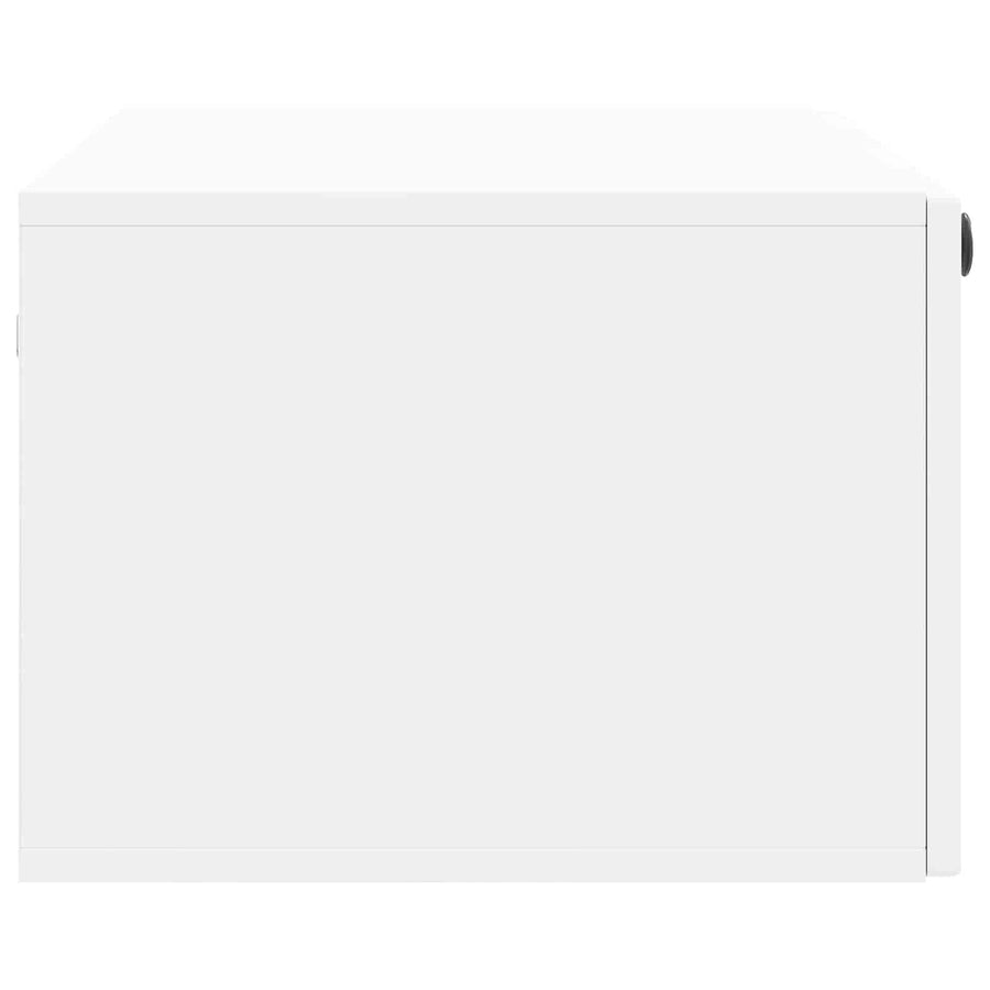 Wandbeugel TV-kast Wit 78,5 x 41 x 30 cm Bewerkt hout
