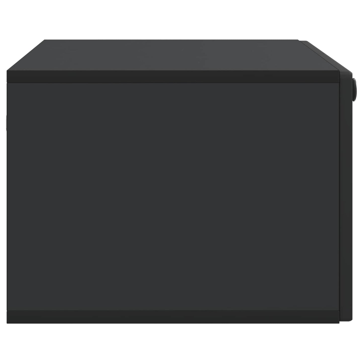 Wandbeugel TV-kast Zwart 78,5 x 41 x 30 cm Bewerkt hout