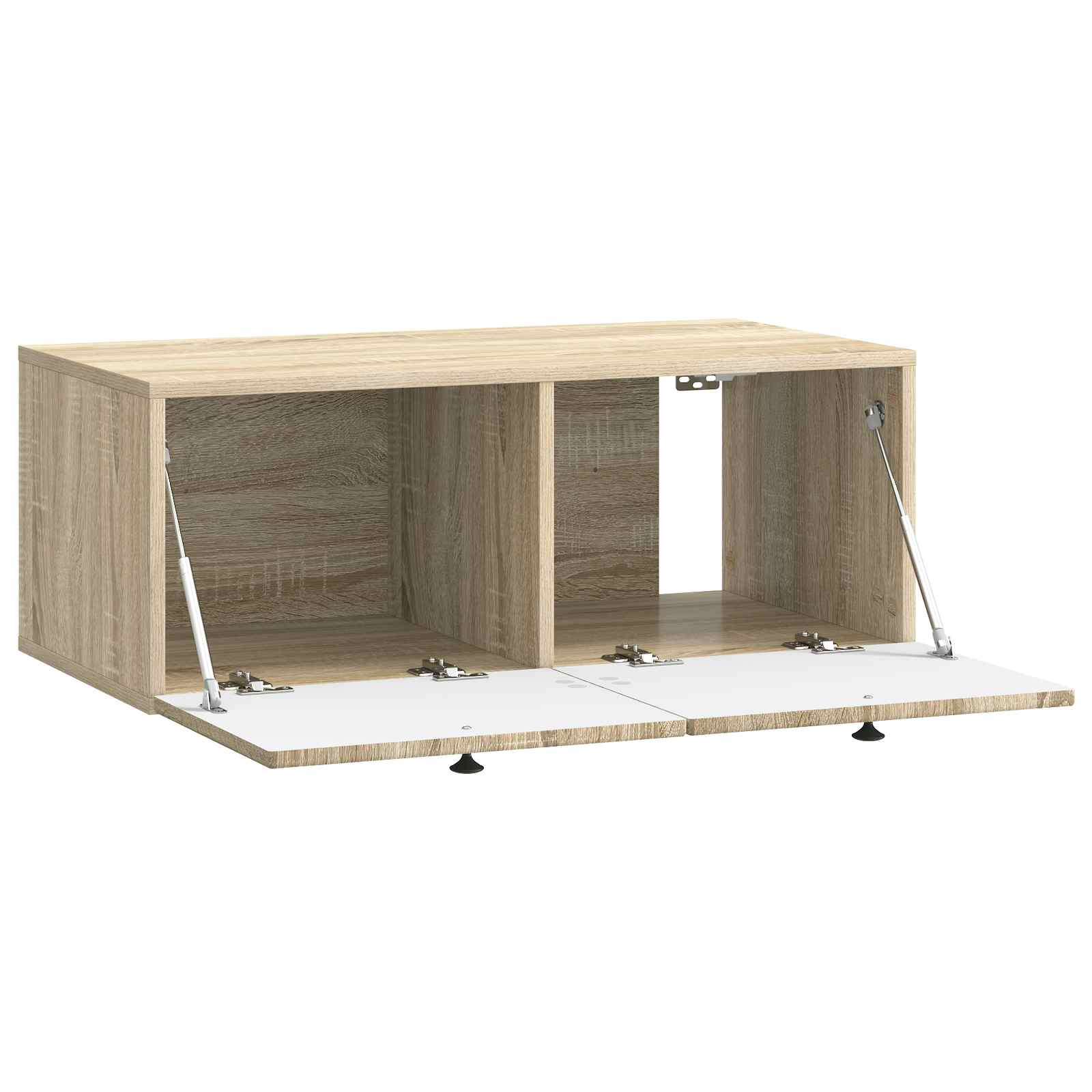 Wandbeugel TV-kast Sonoma Eiken 78,5 x 41 x 30 cm Bewerkt hout