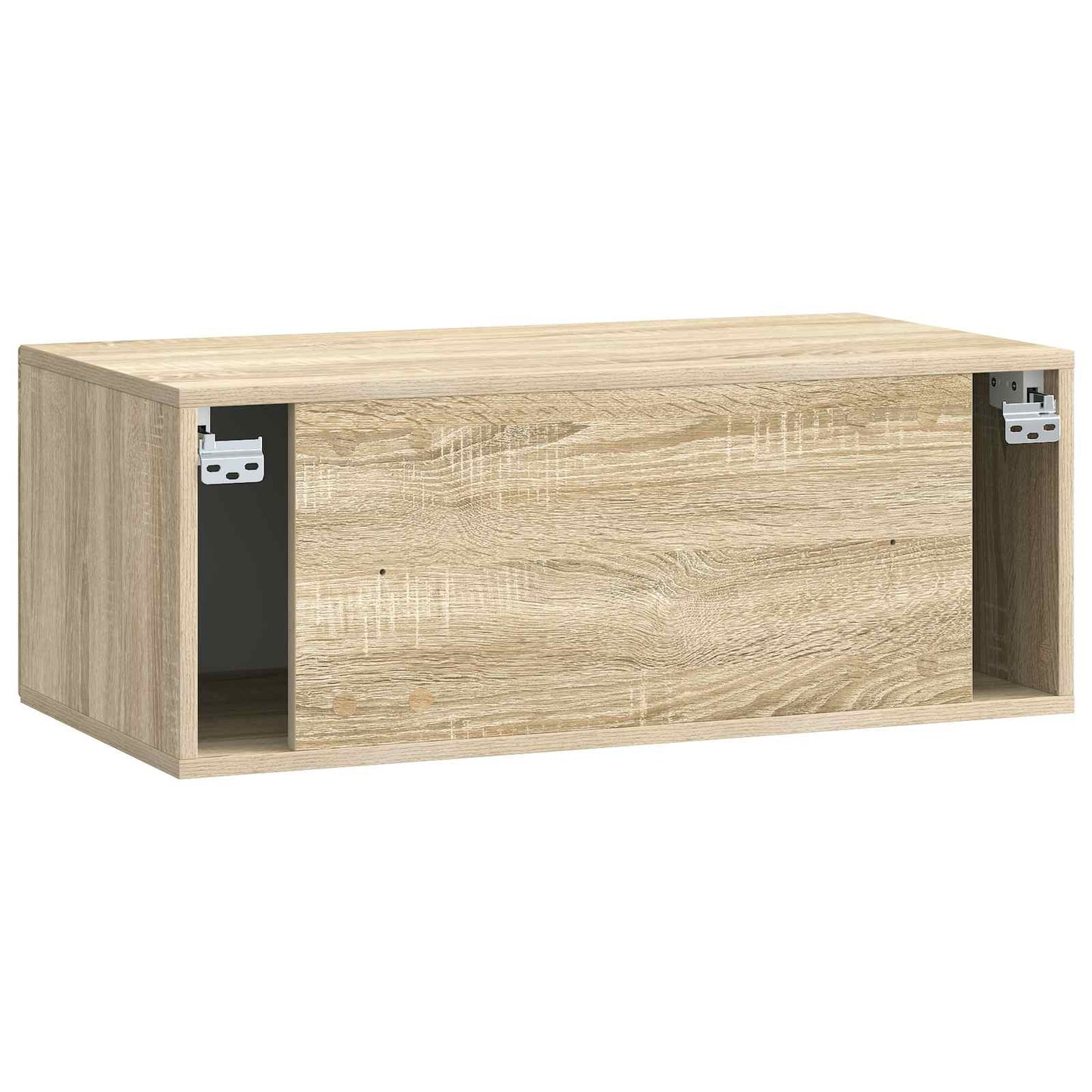 Wandbeugel TV-kast Sonoma Eiken 78,5 x 41 x 30 cm Bewerkt hout