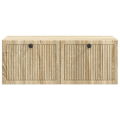 Wandbeugel TV-kast Sonoma Eiken 78,5 x 41 x 30 cm Bewerkt hout