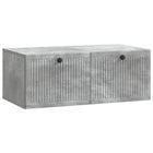 Wandkast TV 78,5x41x30 cm bewerkt hout betongrijs