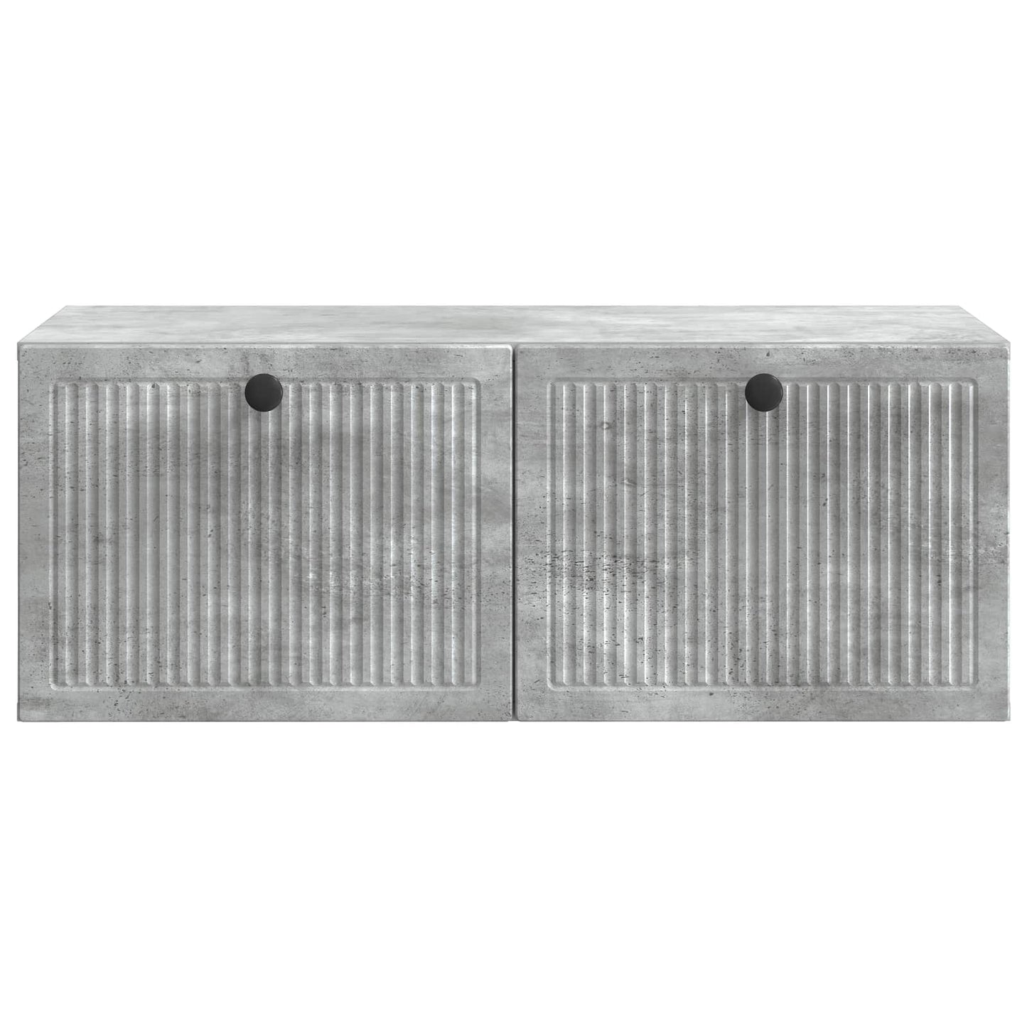 Wandbeugel TV-kast Betongrijs 78,5 x 41 x 30 cm Bewerkt hout