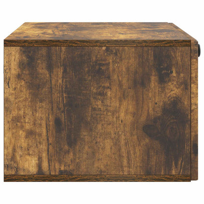 Wandbeugel TV-kast Gerookt eiken 78,5 x 41 x 30 cm Bewerkt hout