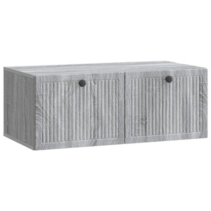 Wandbeugel TV-kast Grijs sonoma 78,5 x 41 x 30 cm Bewerkt hout