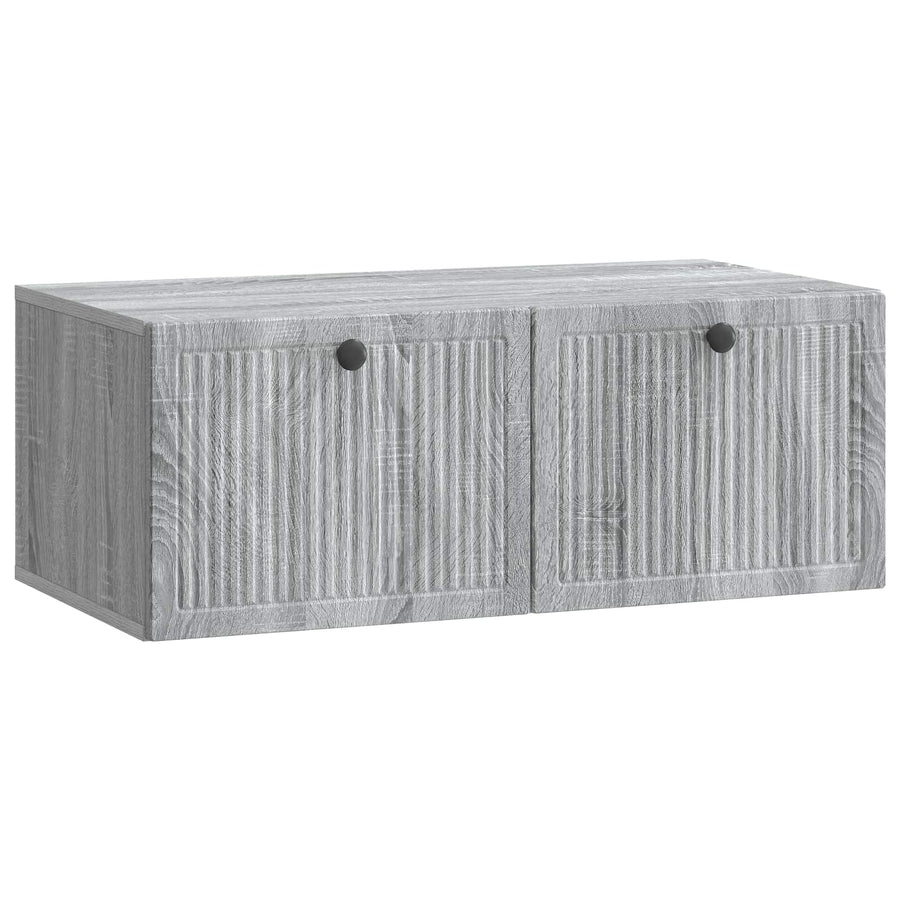 Wandbeugel TV-kast Grijs sonoma 78,5 x 41 x 30 cm Bewerkt hout