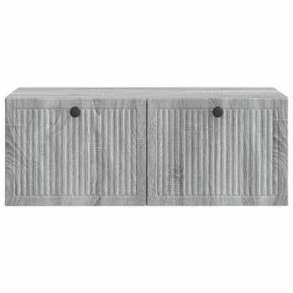 Wandbeugel TV-kast Grijs sonoma 78,5 x 41 x 30 cm Bewerkt hout