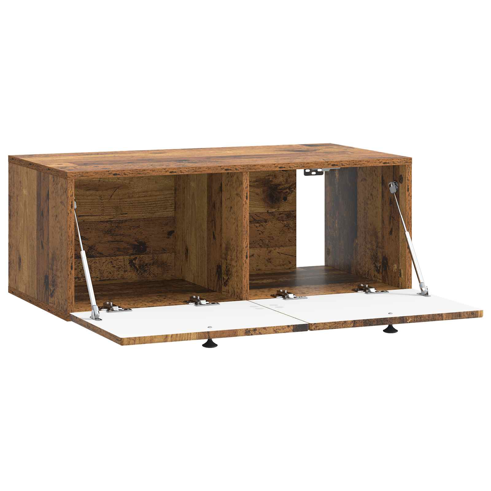 Wandbeugel TV-kast Oud hout 78,5 x 41 x 30 cm Bewerkt hout