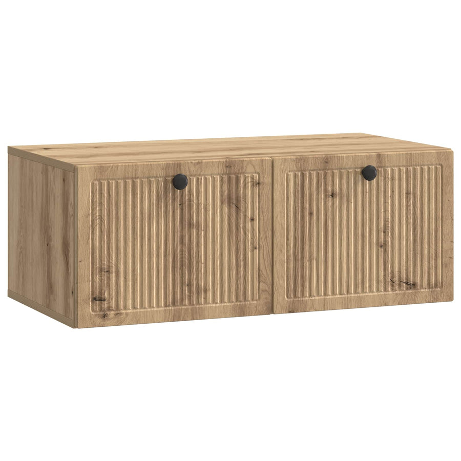 Wandbeugel TV-kast Artisanaal eiken 78,5 x 41 x 30 cm