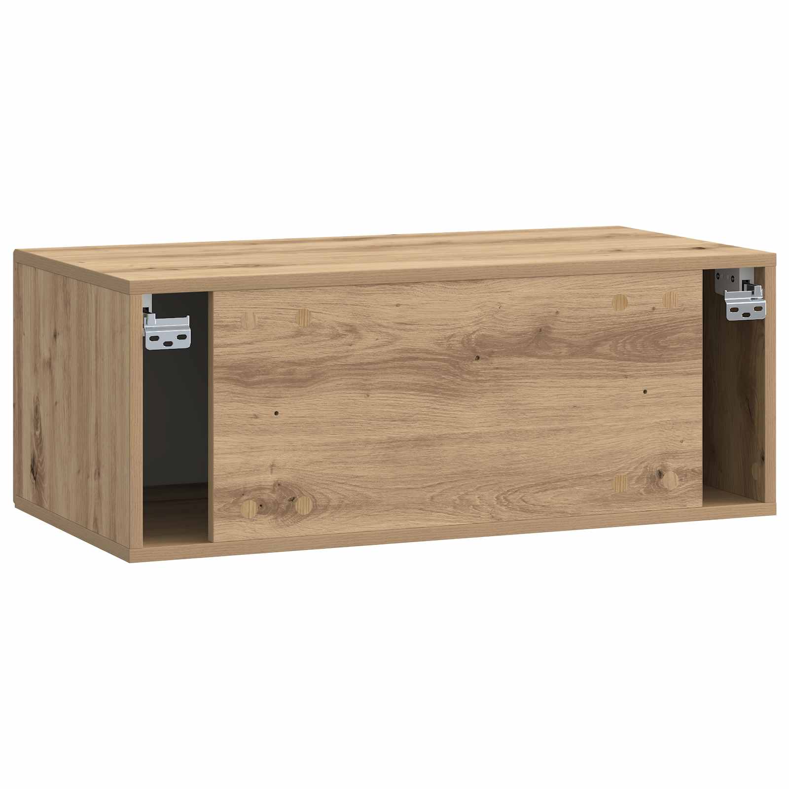 Wandbeugel TV-kast Artisanaal eiken 78,5 x 41 x 30 cm