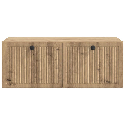 Wandbeugel TV-kast Artisanaal eiken 78,5 x 41 x 30 cm