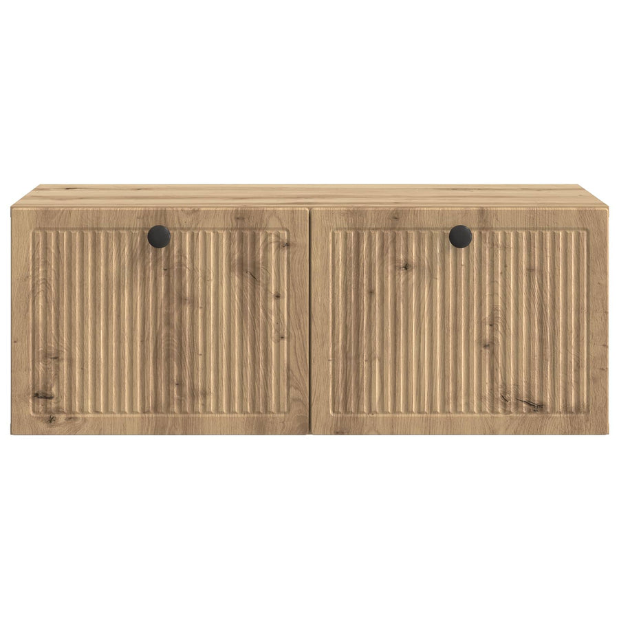 Wandbeugel TV-kast Artisanaal eiken 78,5 x 41 x 30 cm