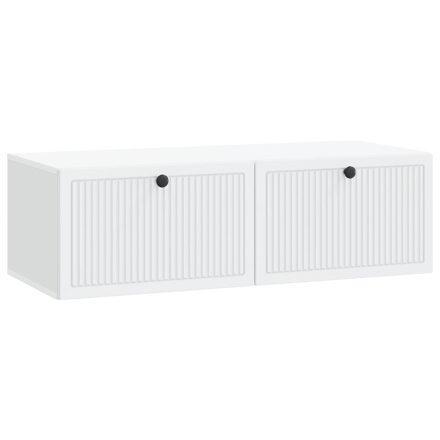 Wandbeugel TV-kast Wit 98 x 41 x 30 cm Bewerkt hout