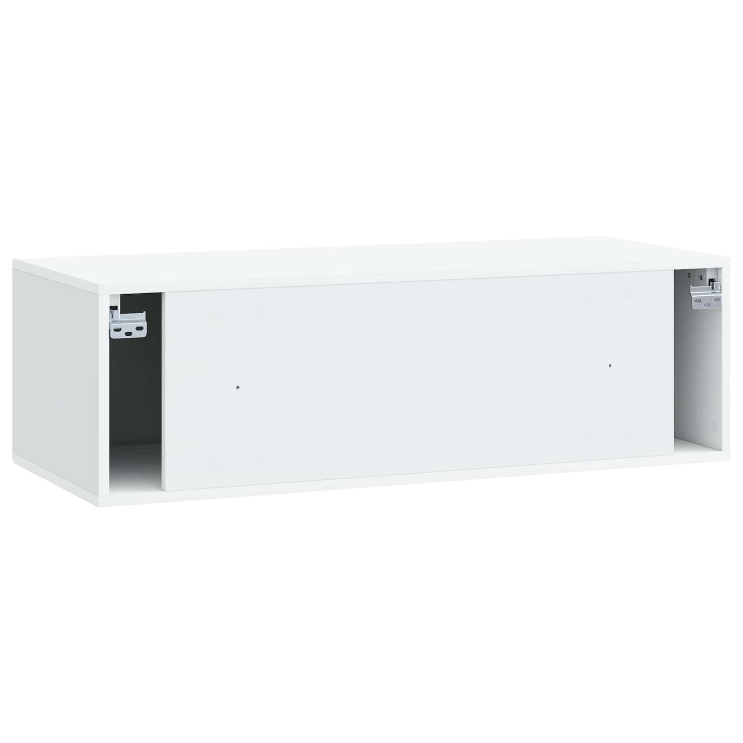 Wandbeugel TV-kast Wit 98 x 41 x 30 cm Bewerkt hout