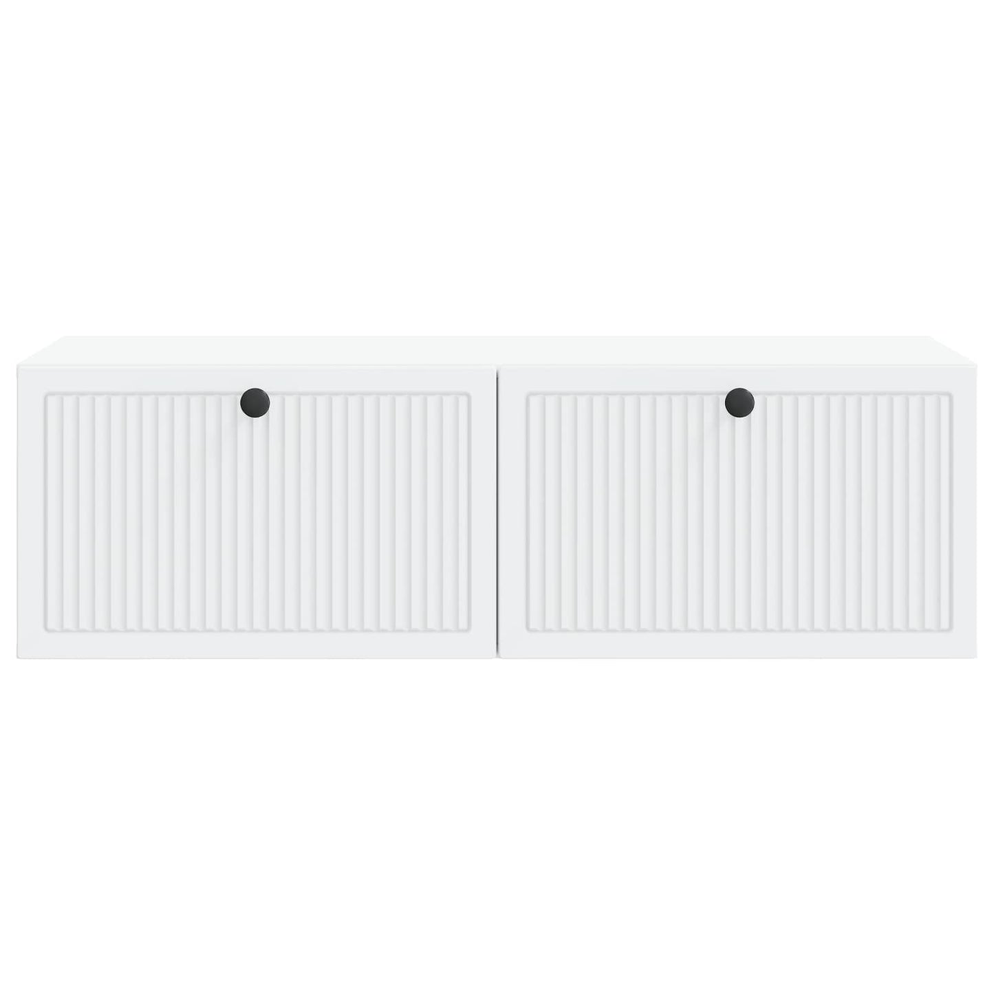 Wandbeugel TV-kast Wit 98 x 41 x 30 cm Bewerkt hout