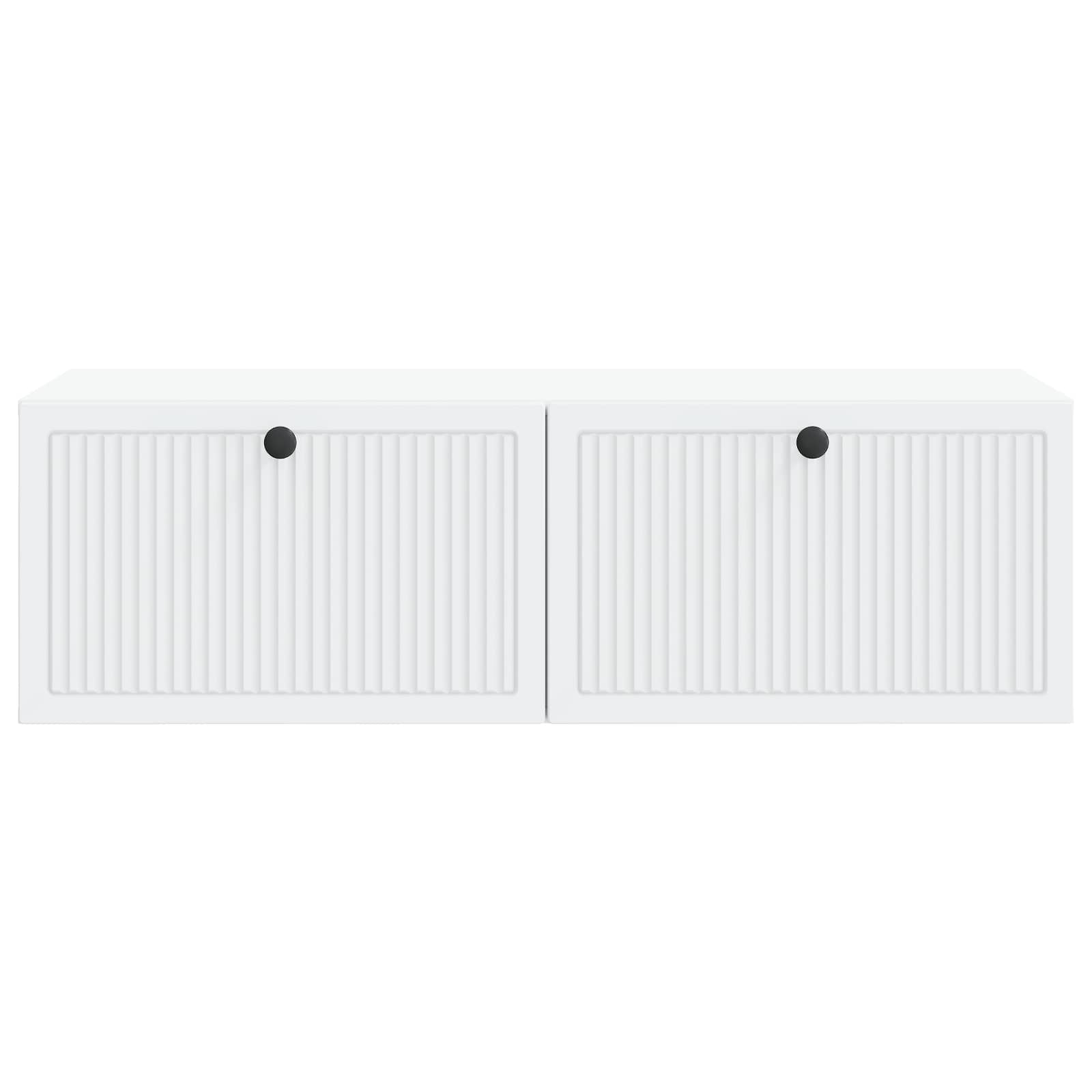 Wandbeugel TV-kast Wit 98 x 41 x 30 cm Bewerkt hout