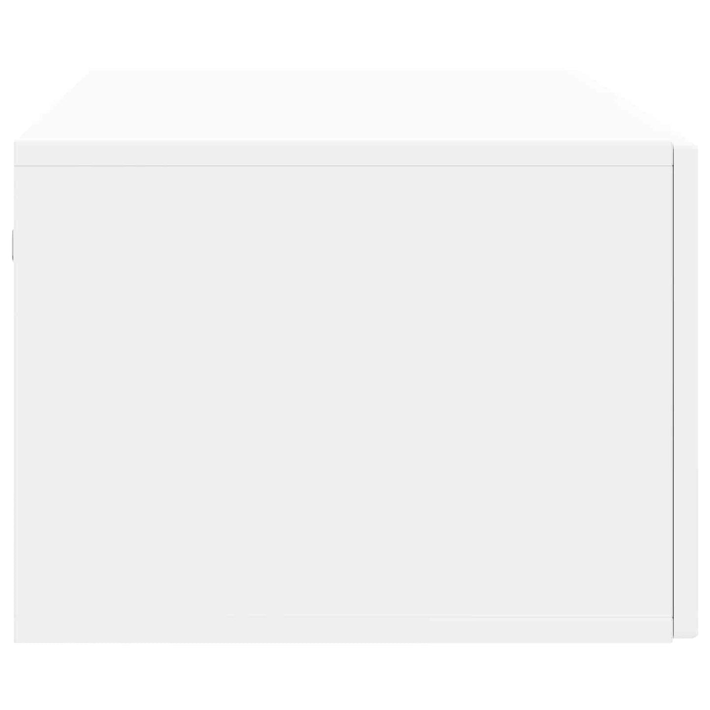 Wandbeugel TV-kast Wit 98 x 41 x 30 cm Bewerkt hout