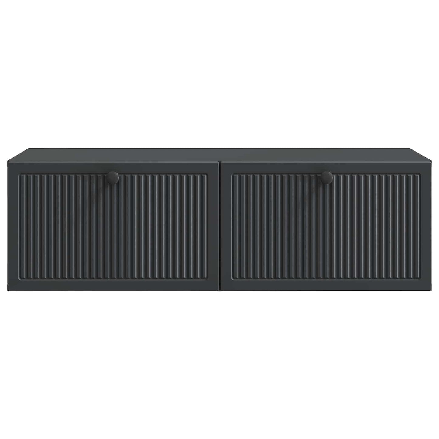 Wandbeugel TV-kast Zwart 98 x 41 x 30 cm Bewerkt hout