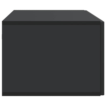 Wandbeugel TV-kast Zwart 98 x 41 x 30 cm Bewerkt hout