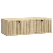 Wandkast 98x41x30 cm Sonoma eiken bewerkt hout