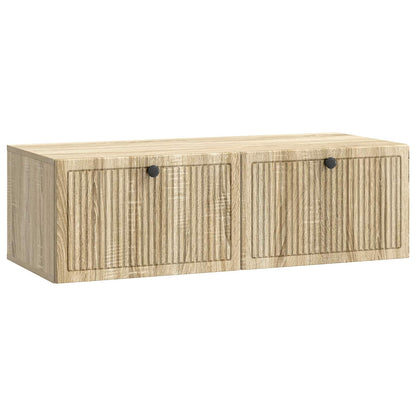 Wandbeugel TV-kast Sonoma Eiken 98 x 41 x 30 cm Bewerkt hout
