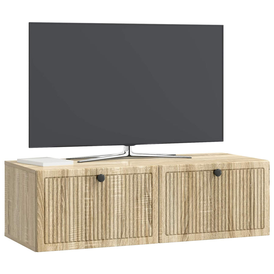 Wandbeugel TV-kast Sonoma Eiken 98 x 41 x 30 cm Bewerkt hout