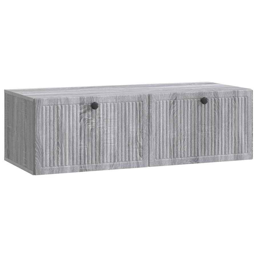 Wandbeugel TV-kast Grijs sonoma 98 x 41 x 30 cm Bewerkt hout