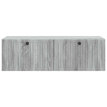 Wandbeugel TV-kast Grijs sonoma 98 x 41 x 30 cm Bewerkt hout