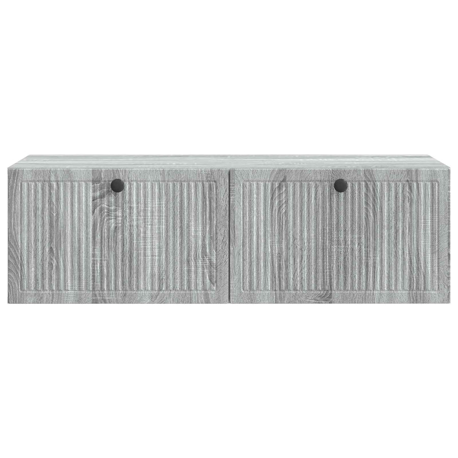 Wandbeugel TV-kast Grijs sonoma 98 x 41 x 30 cm Bewerkt hout
