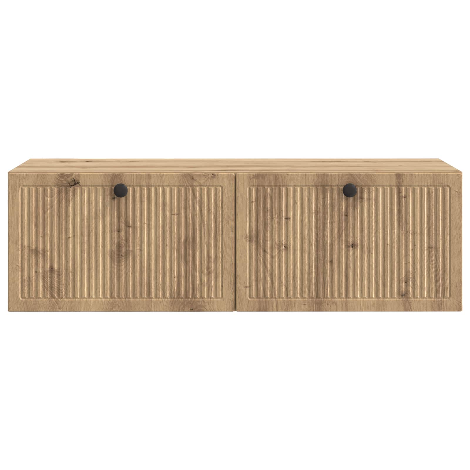 Wandbeugel TV-kast Artisanaal eiken 98 x 41 x 30 cm