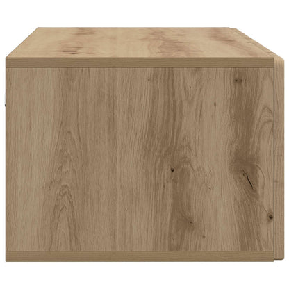 Wandbeugel TV-kast Artisanaal eiken 98 x 41 x 30 cm