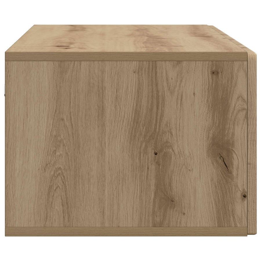 Wandbeugel TV-kast Artisanaal eiken 98 x 41 x 30 cm