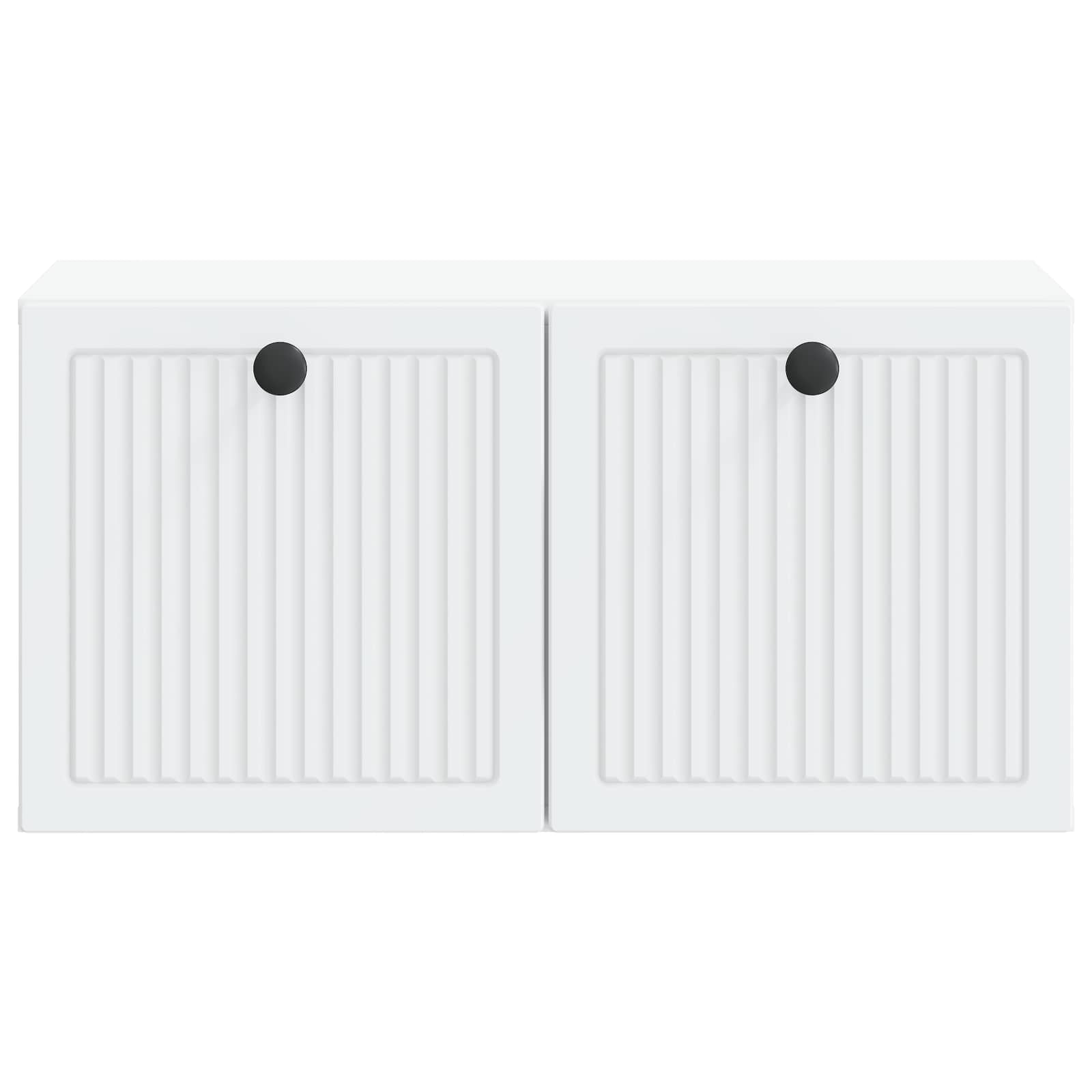 Wandbeugel TV-kast Wit 59,5 x 31 x 30 cm Bewerkt hout