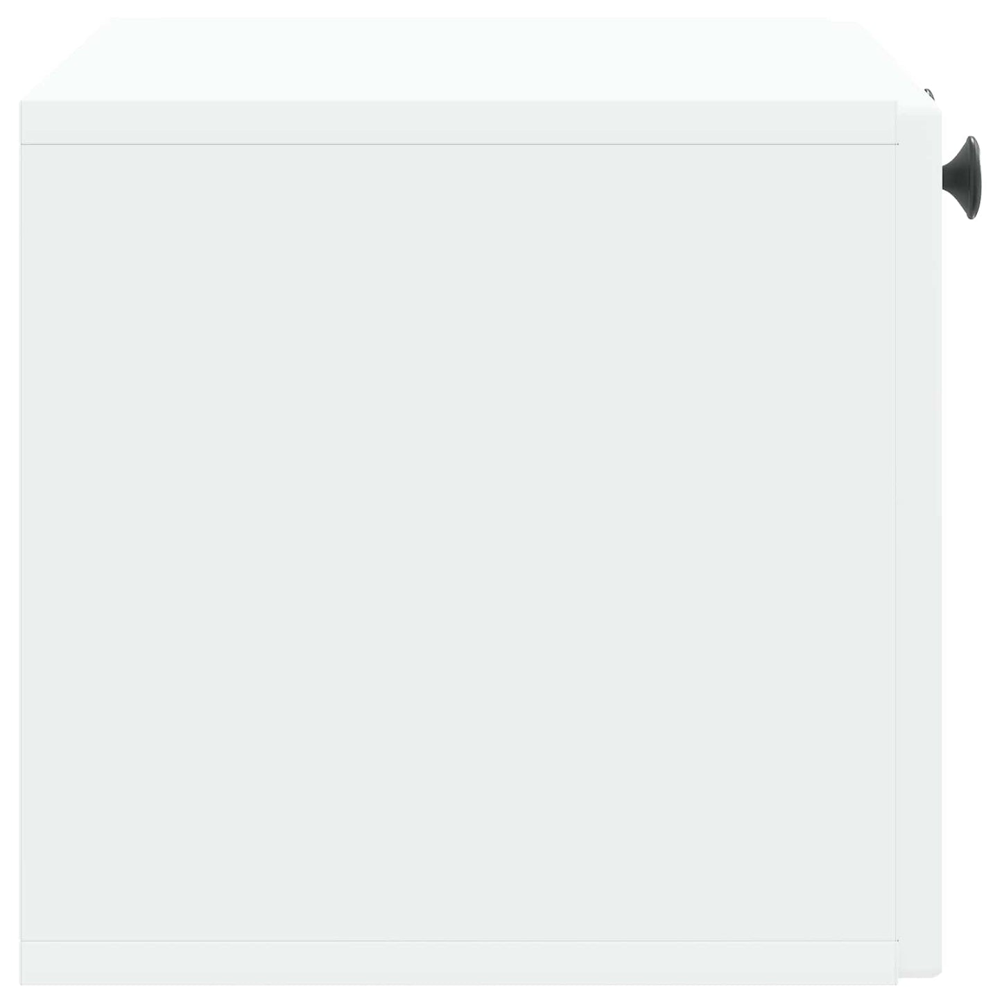 Wandbeugel TV-kast Wit 59,5 x 31 x 30 cm Bewerkt hout