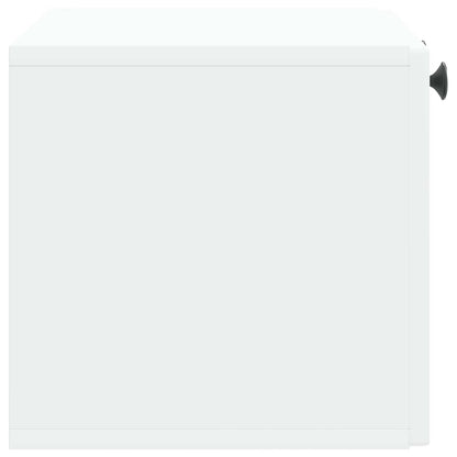 Wandbeugel TV-kast Wit 59,5 x 31 x 30 cm Bewerkt hout