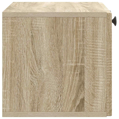 Wandbeugel TV-kast Sonoma Eiken 59,5 x 31 x 30 cm Bewerkt hout