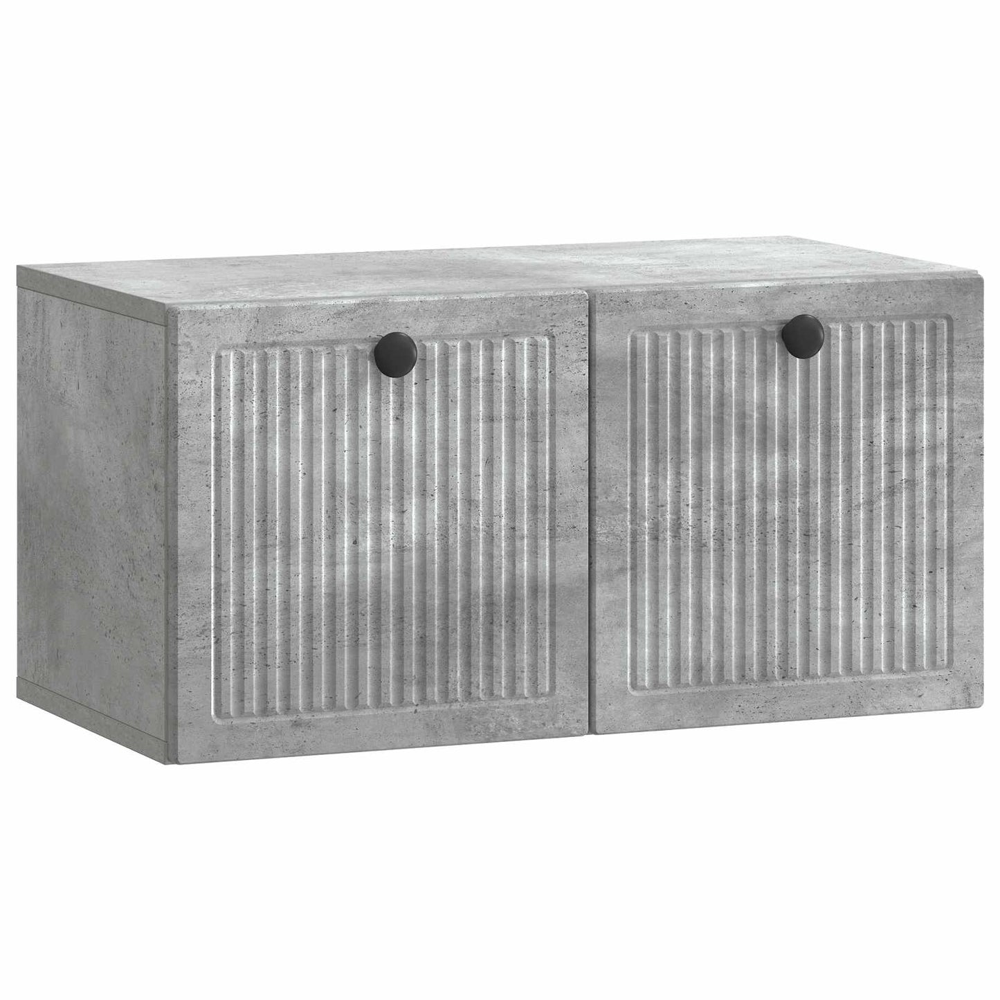 Wandbeugel TV-kast Betongrijs 59,5 x 31 x 30 cm Bewerkt hout