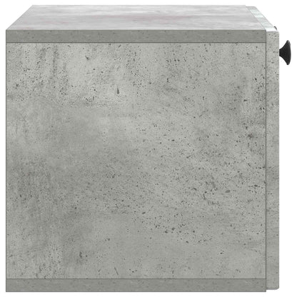 Wandbeugel TV-kast Betongrijs 59,5 x 31 x 30 cm Bewerkt hout