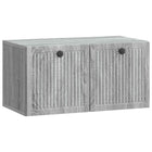 Wandkast TV 59,5x31x30 cm grijs sonoma bewerkt hout
