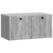 Wandkast TV 59,5x31x30 cm grijs sonoma bewerkt hout