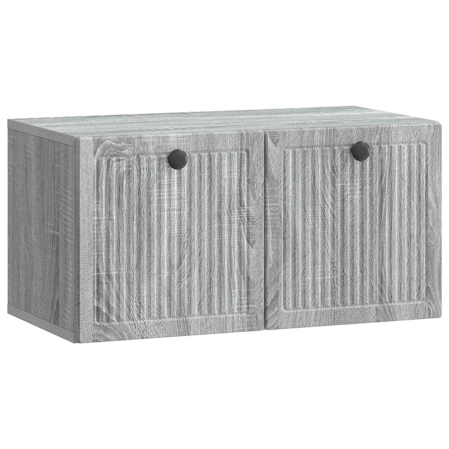 Wandbeugel TV-kast Grijs sonoma 59,5 x 31 x 30 cm Bewerkt hout