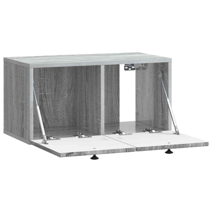 Wandbeugel TV-kast Grijs sonoma 59,5 x 31 x 30 cm Bewerkt hout
