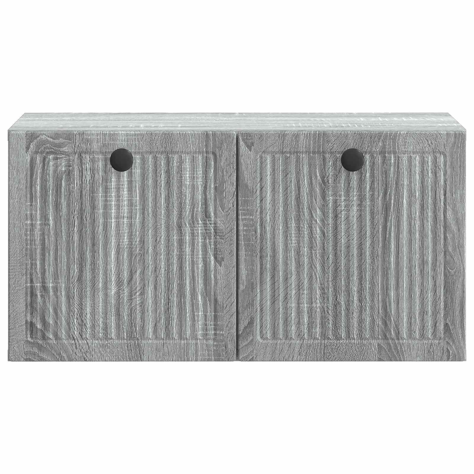 Wandbeugel TV-kast Grijs sonoma 59,5 x 31 x 30 cm Bewerkt hout