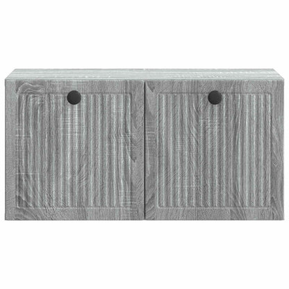 Wandbeugel TV-kast Grijs sonoma 59,5 x 31 x 30 cm Bewerkt hout