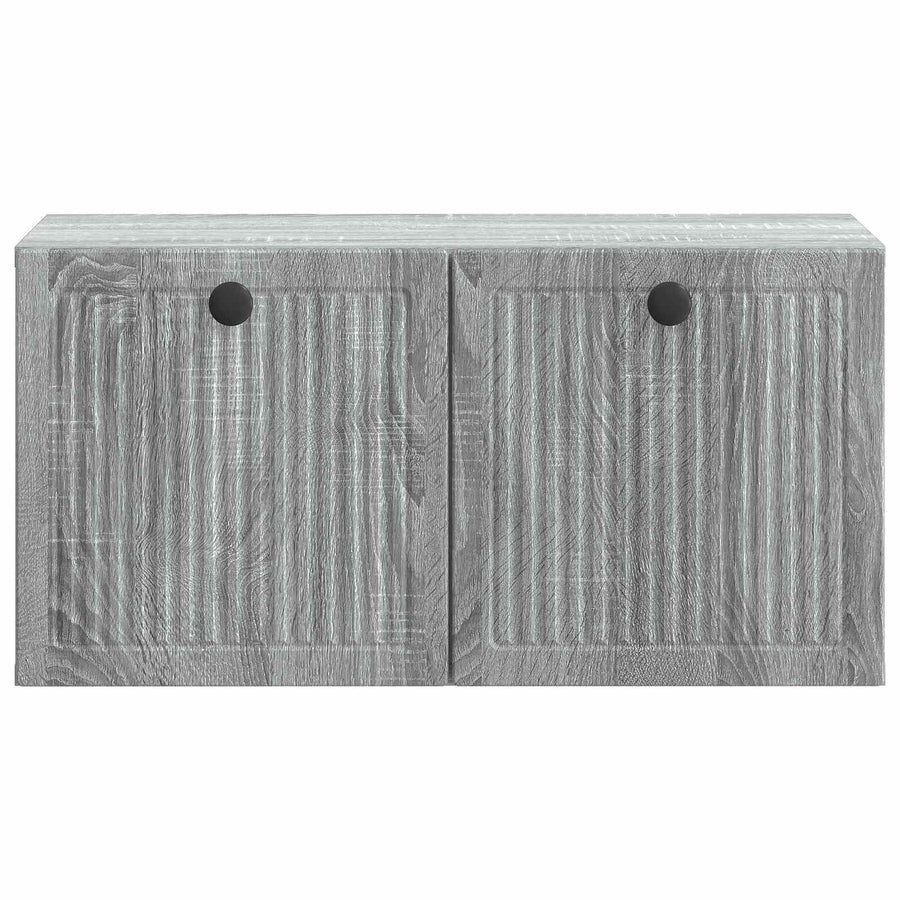Wandbeugel TV-kast Grijs sonoma 59,5 x 31 x 30 cm Bewerkt hout