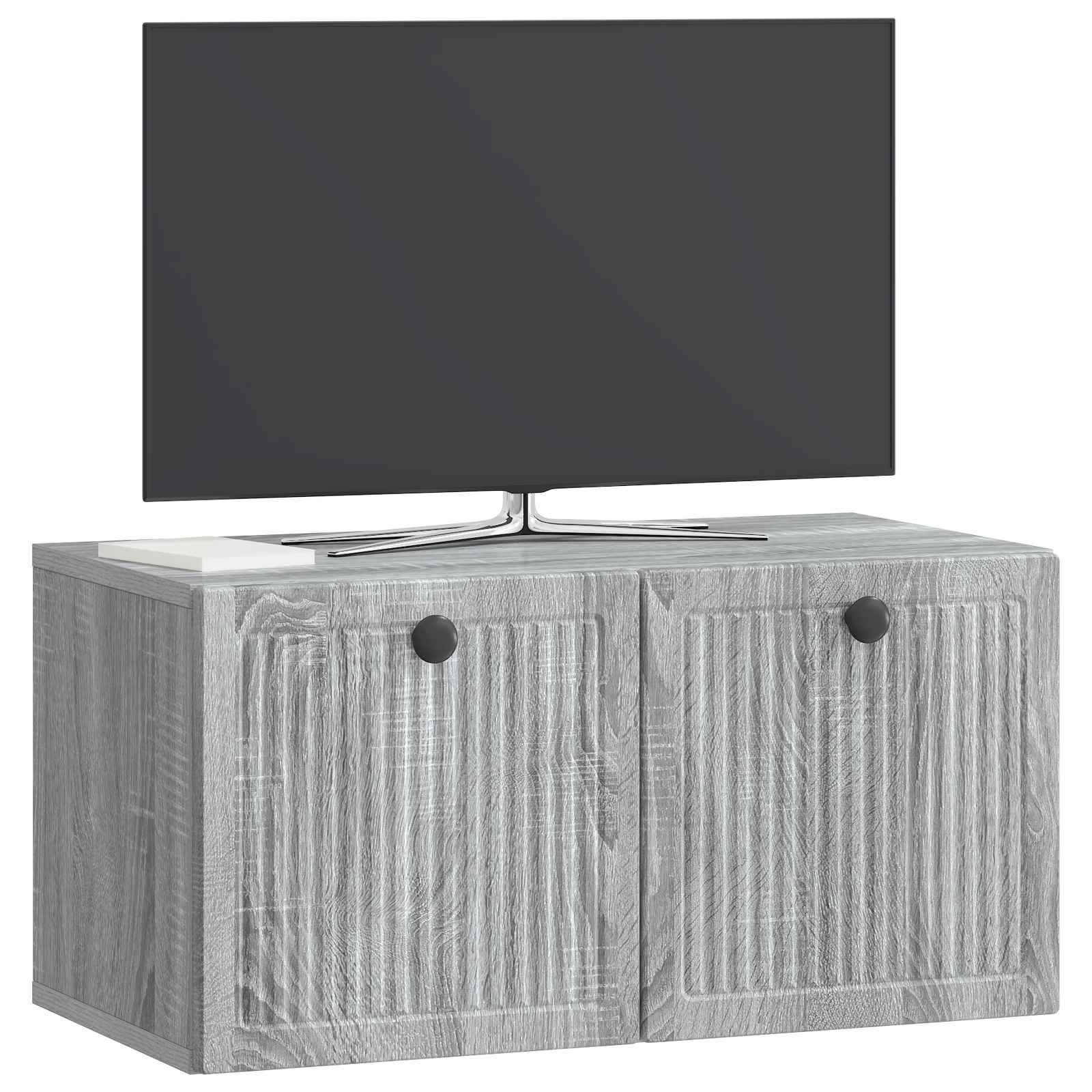 Wandbeugel TV-kast Grijs sonoma 59,5 x 31 x 30 cm Bewerkt hout
