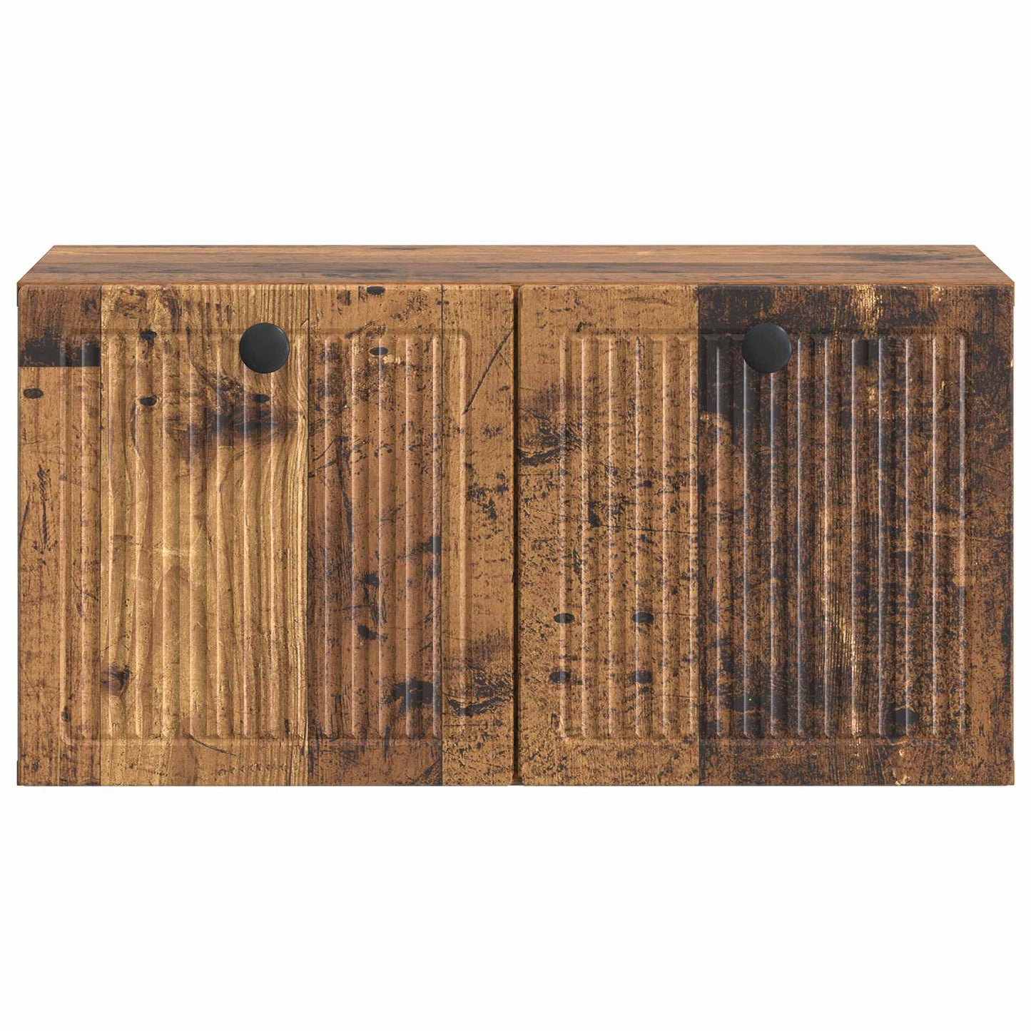 Wandbeugel TV-kast Oud hout 59,5 x 31 x 30 cm Bewerkt hout