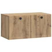 Wandkast Artisanaal eiken 59,5x31x30 cm